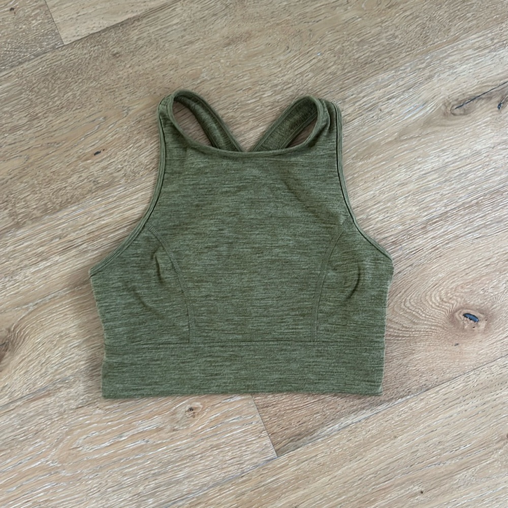 JoyLab double layer high neck sports bra